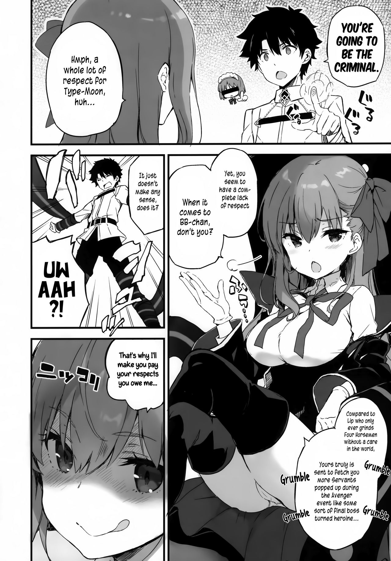 (C94) [QP:flapper (小原トメ太、さくら小春)] BBちゃんのカルデア放浪紀 (Fate/Grand Order) [英訳]