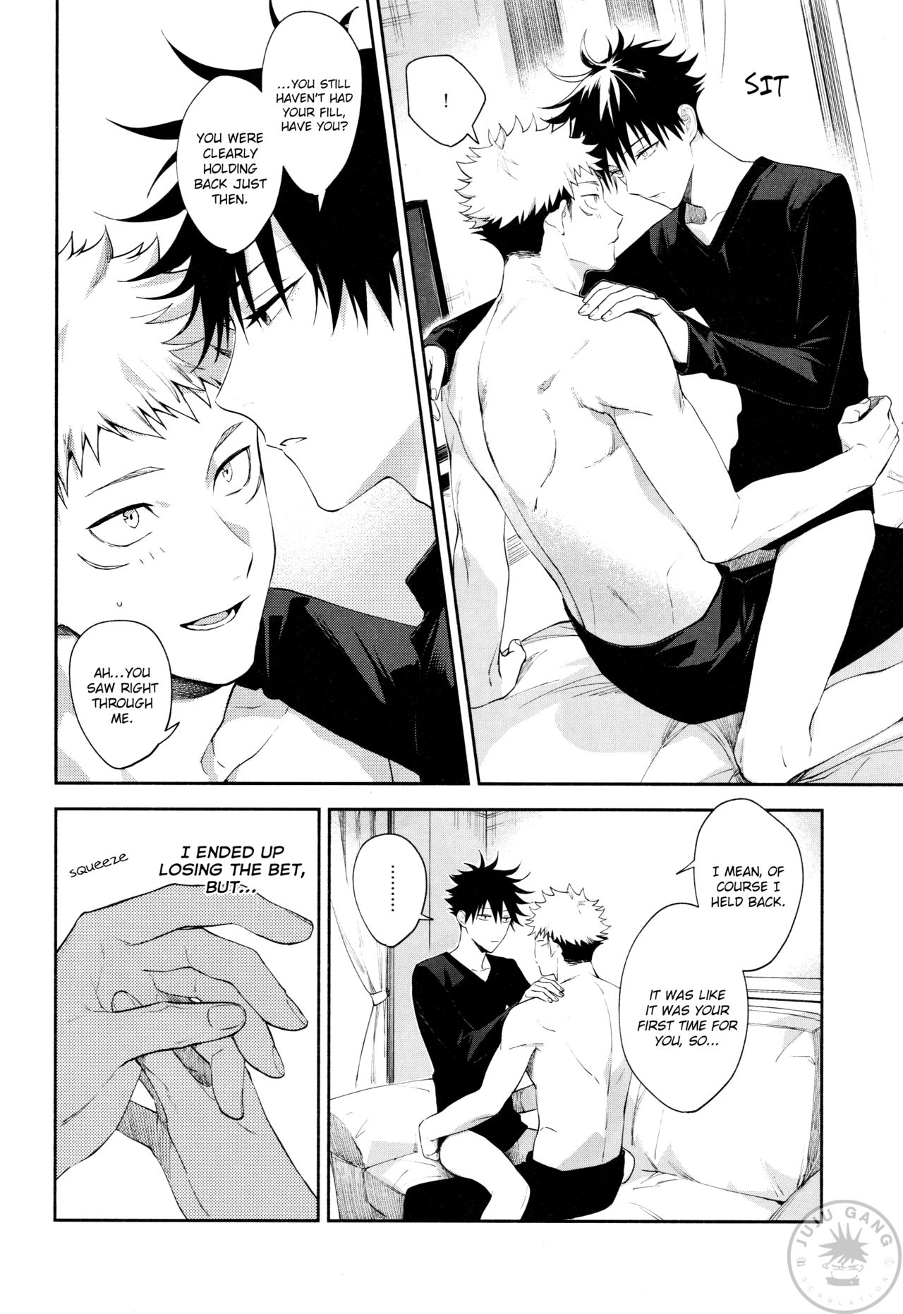 [JUUU ICHI (Gozoroppu)] Zenbushiranai – Jujutsu Kaisen dj [Eng]