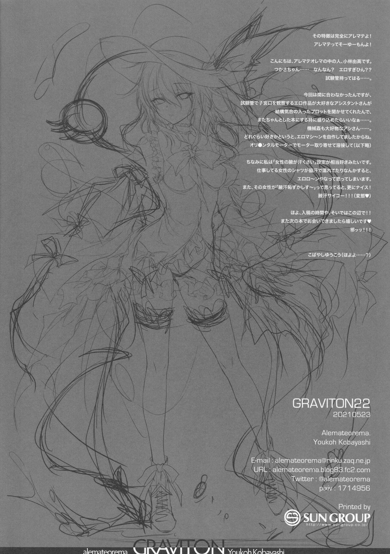 [アレマテオレマ (小林由高)] GRAVITON 22 (東方Project)