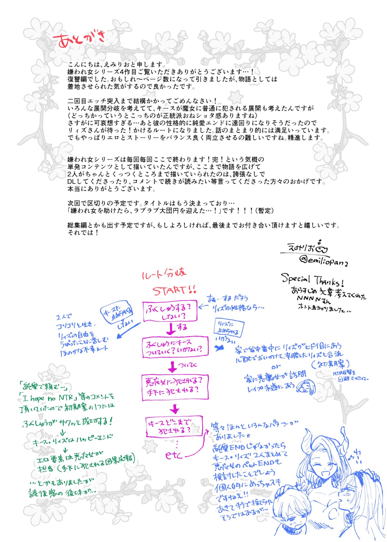 [手つかずの青。 (えみりお)] 嫌われ女を助けたら、高難易度クエストに挑むことになった…！