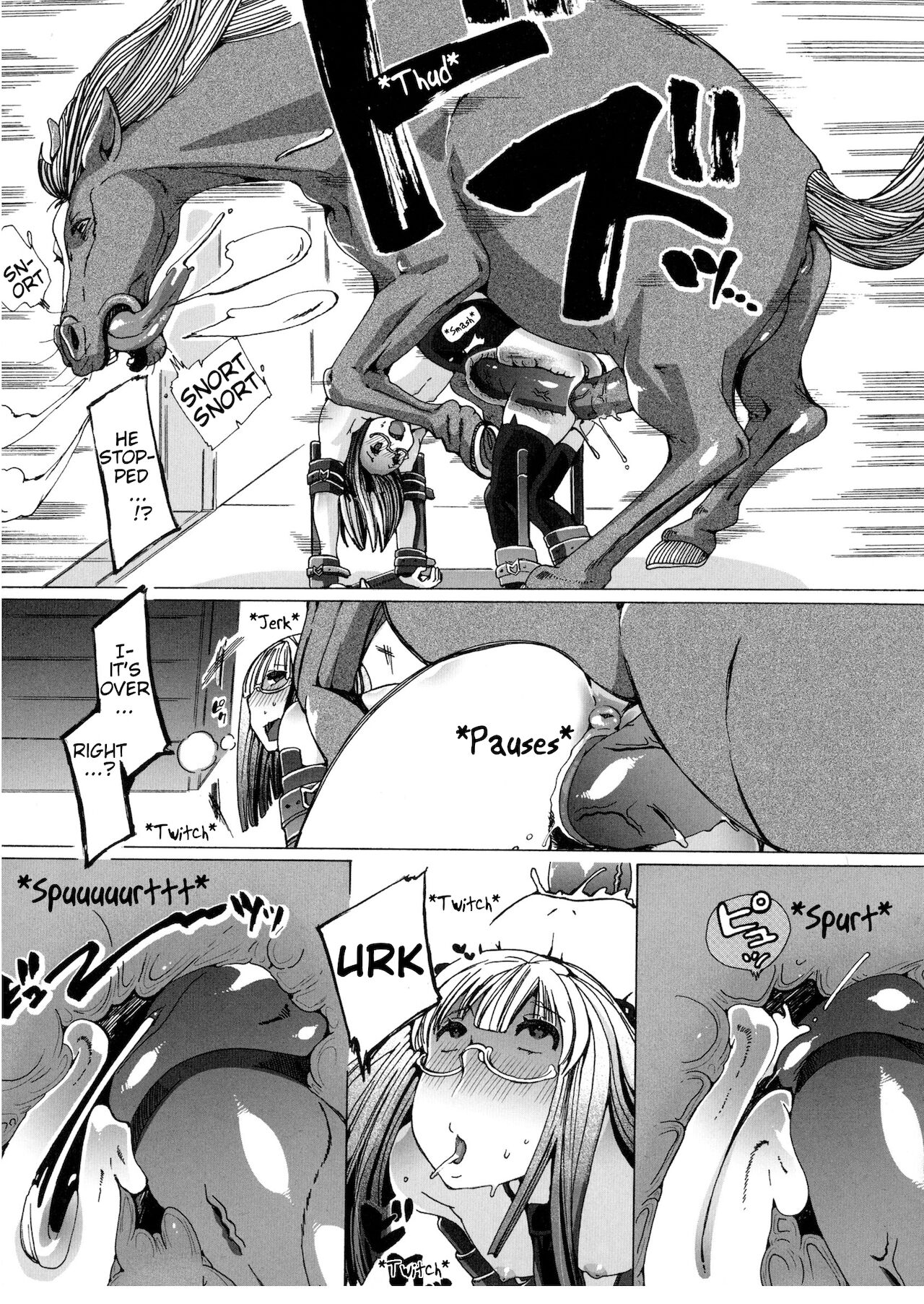 [チキコ] 獣姦☆ヲタサーの姫潰し! (獣DIRECT) [英訳]