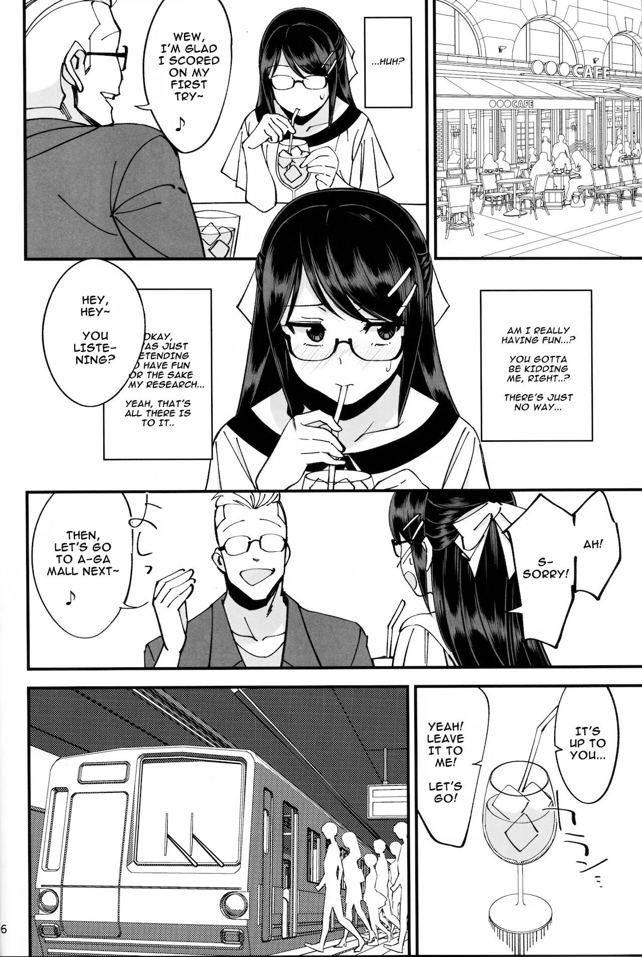 (C95) [ドクダミ (沖田あばば)] 僕が片思いしていた文学少女が軽薄なクラスメイトにNTRれた話 [英訳]