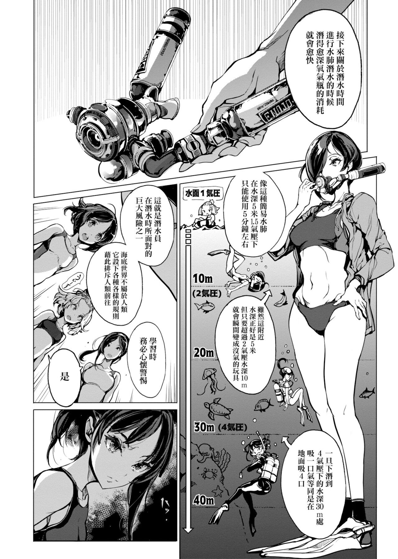[袁藤沖人] 乙姫ダイバー [中国翻訳] [DL版]