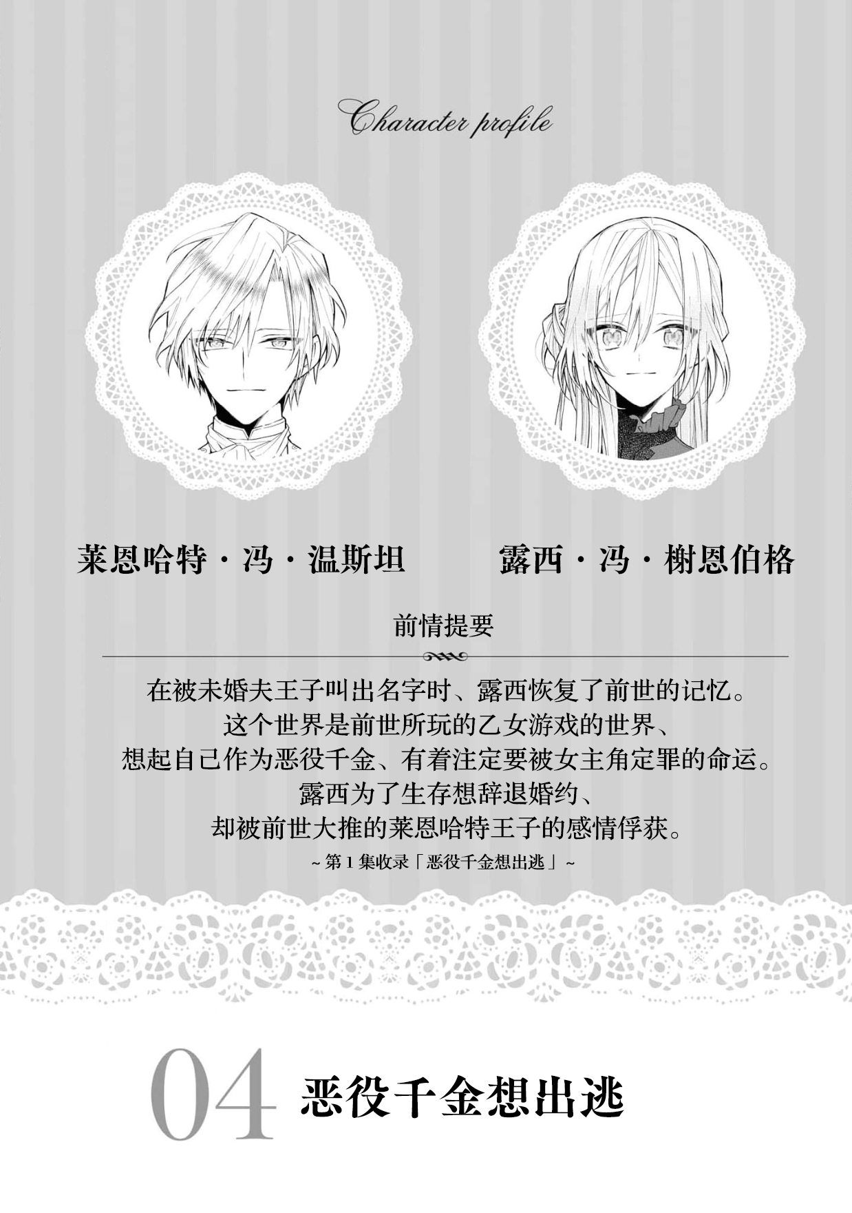 [冬草もも 茜菫] 悪役令嬢は逃げ出したい 1-2 [中国翻訳]