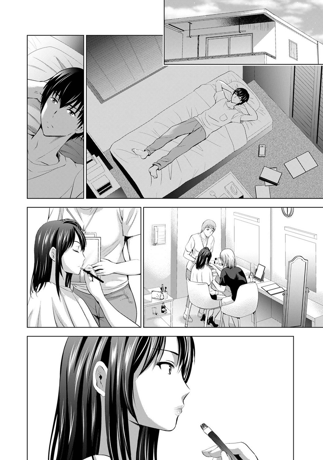 [ありのひろし] 僕の彼女が不在中に、彼女の親友のAV女優とハメまくった日々の断片 第1-6話 [中国翻訳]