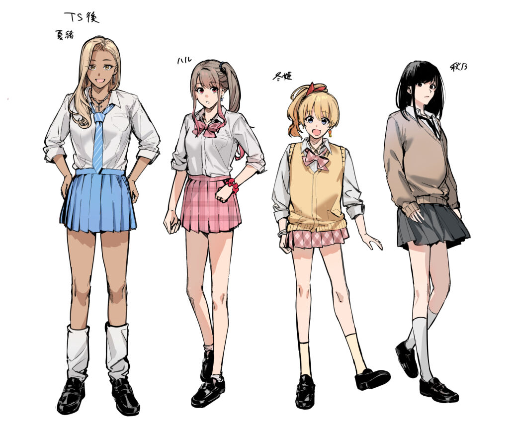 [あむぁいおかし製作所 (べってぃ)] 集団女体化 ギャル、堕ちる