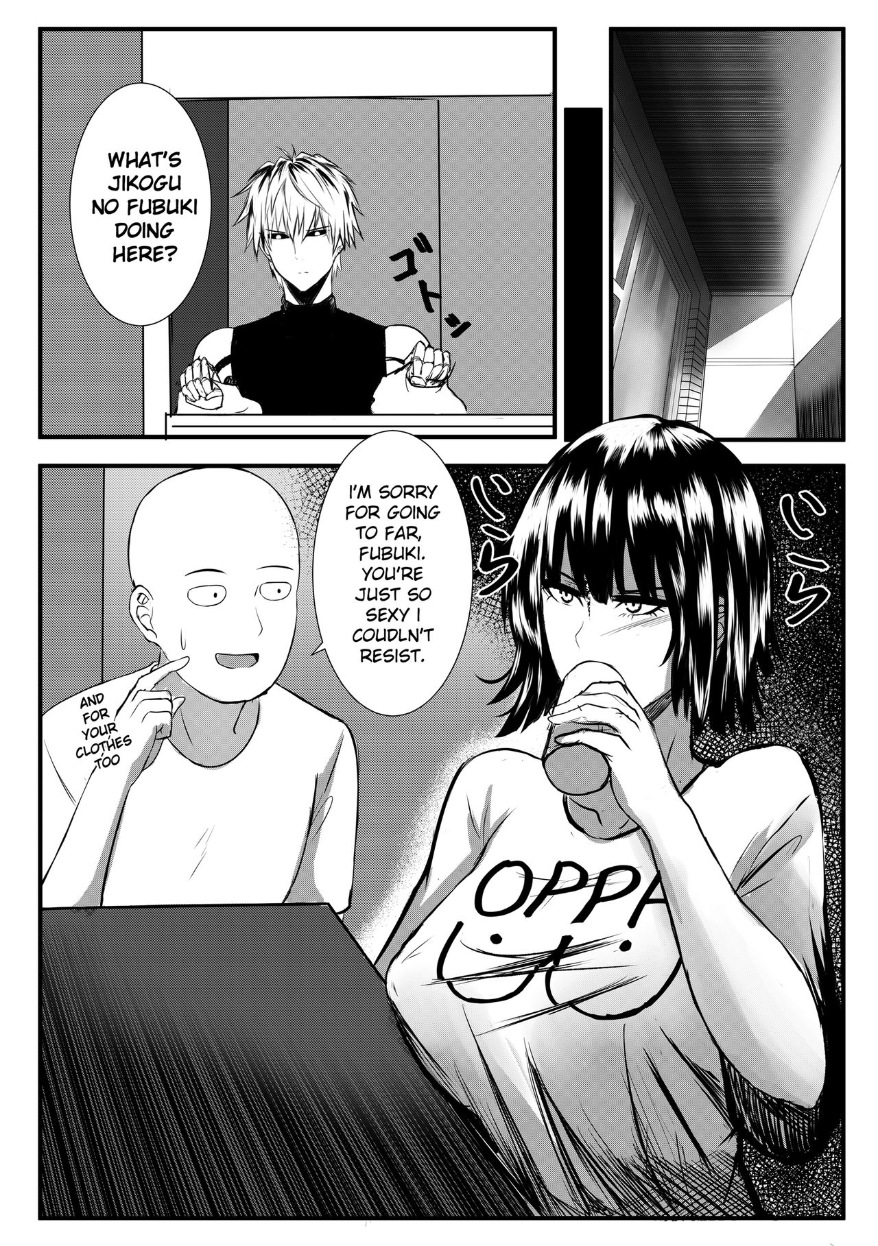 (COMIFURO 13) [Jualan Demi Modal Gacha (Deroo)] ワンスラストマン (ワンパンマン) [英訳][hiromasajun]