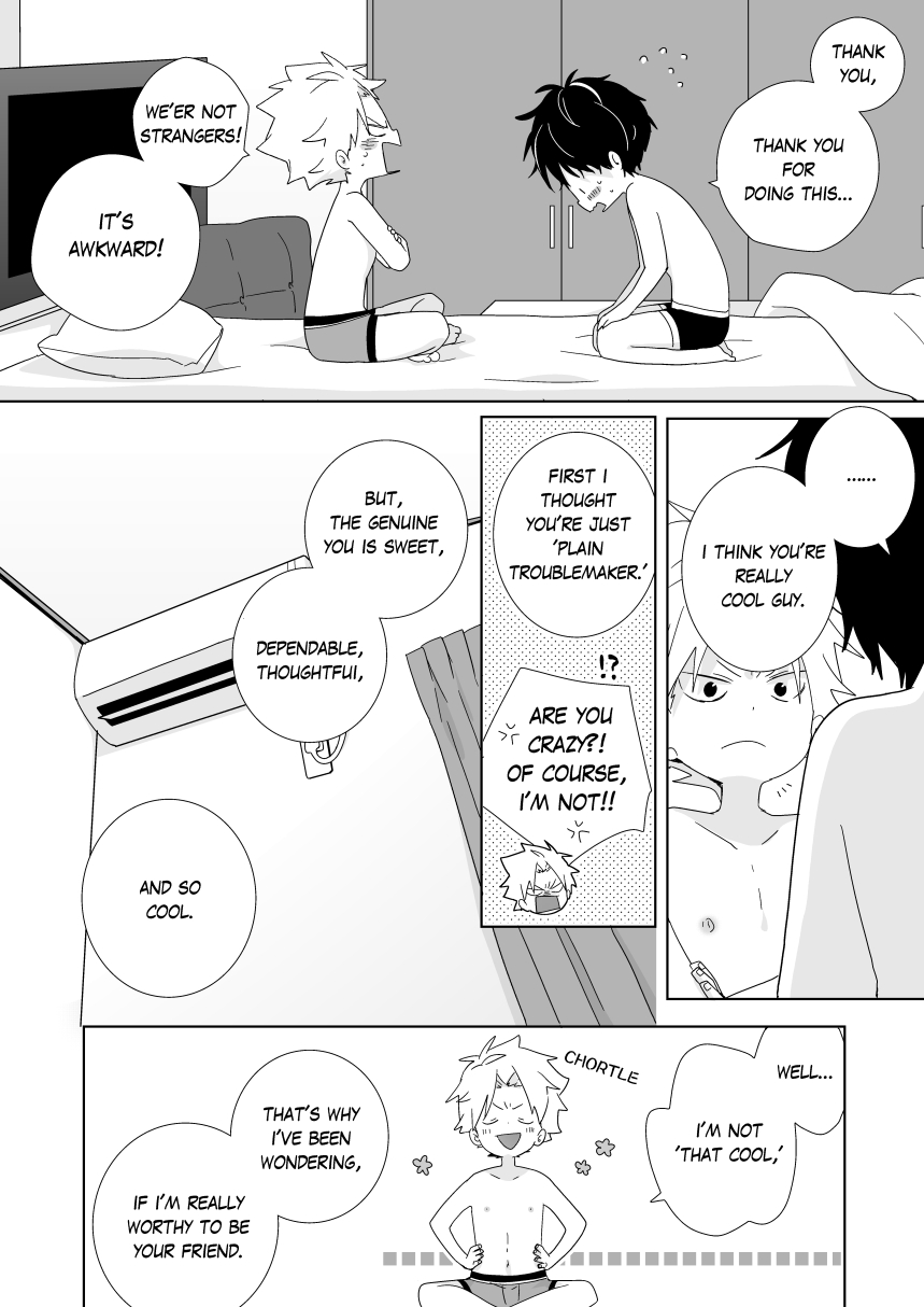 [なちたま (いさこ)] 陰キャくんと不良くん [英訳] [進行中]