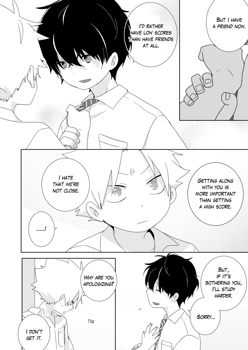 [なちたま (いさこ)] 陰キャくんと不良くん [英訳] [進行中]