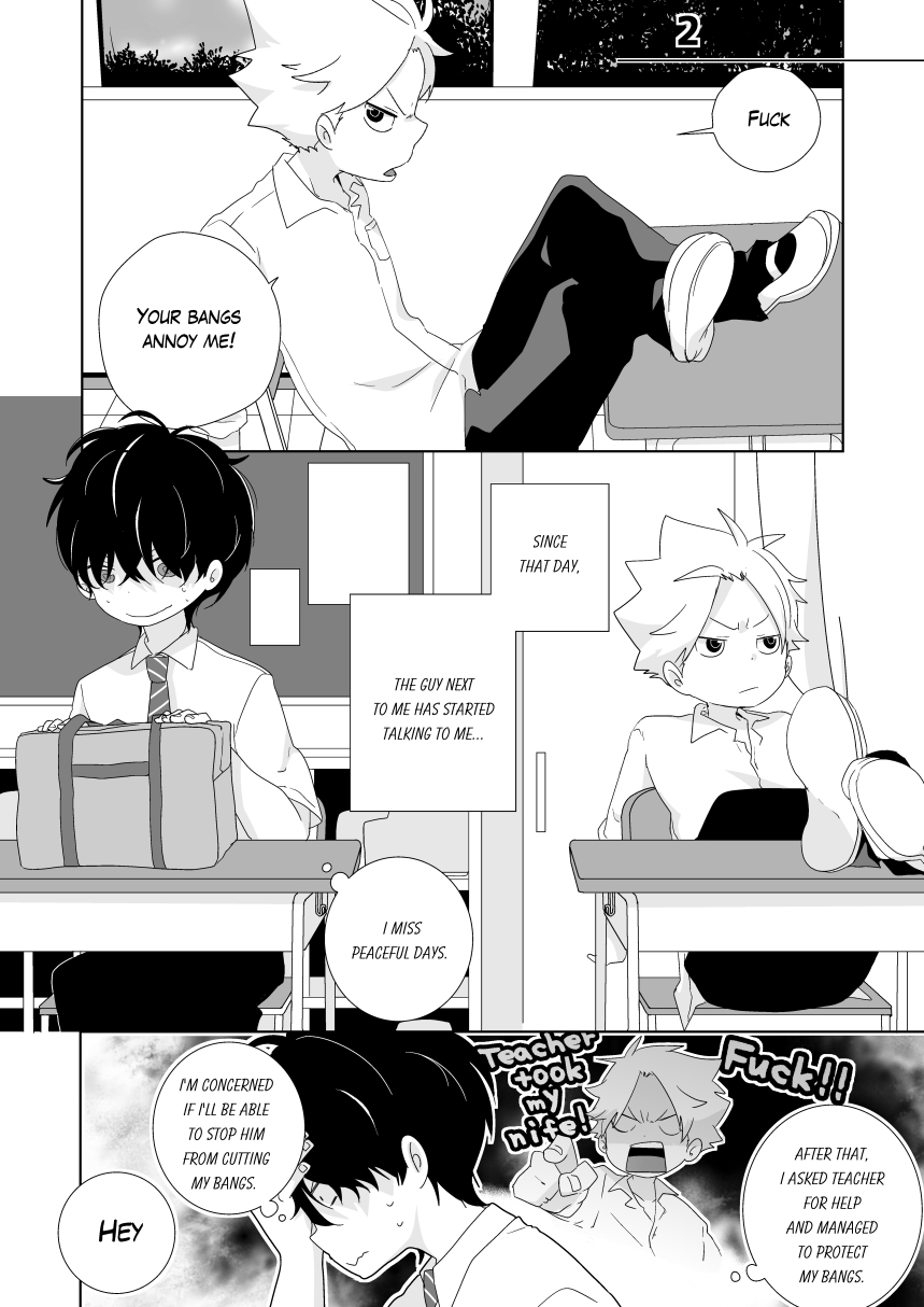 [なちたま (いさこ)] 陰キャくんと不良くん [英訳] [進行中]