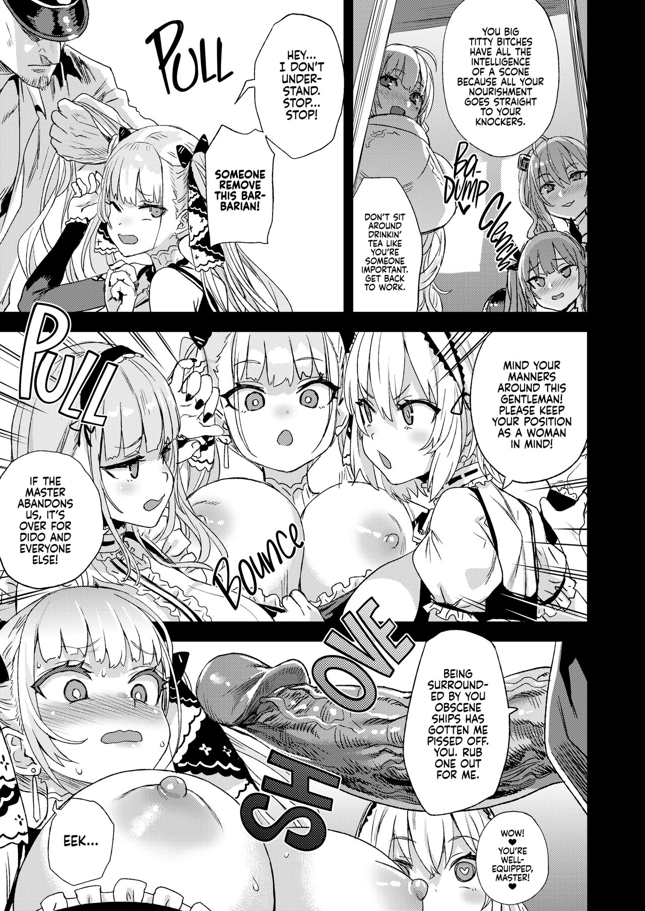 [Fatalpulse (朝凪)] レディ、メイドに堕つ (アズールレーン) [英訳] [無修正] [DL版]