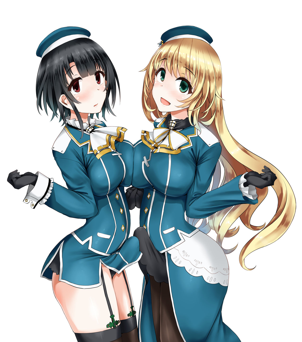 [椿亭 (三七瀬)] 藍に染めて～高雄愛宕編～ (艦隊これくしょん -艦これ-) [中国翻訳] [DL版]