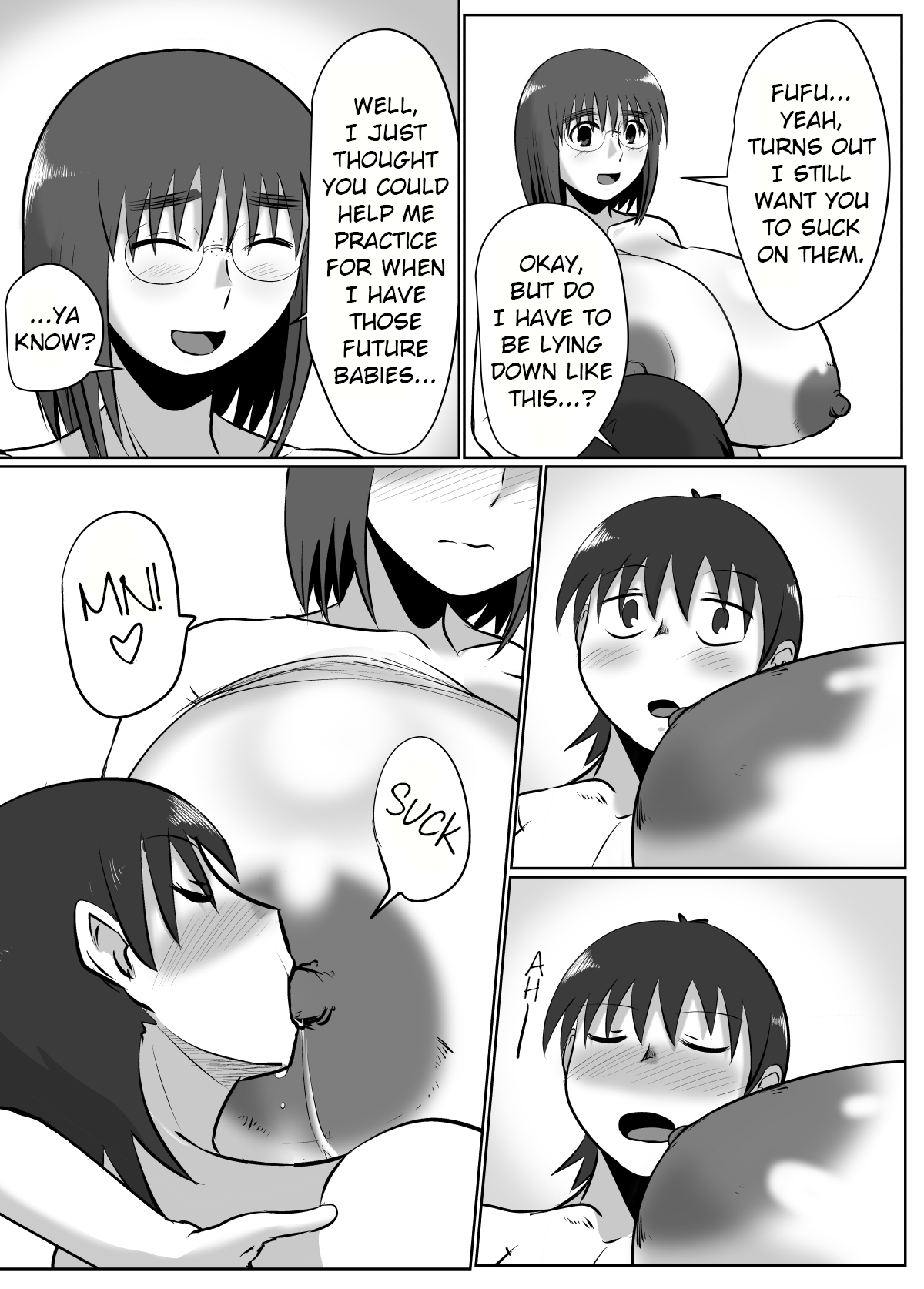 [Chichiyasu Factory (チチヤス)] 母乳体質な爆乳女がおっぱいプレイするとこうなる [English] [DL版]