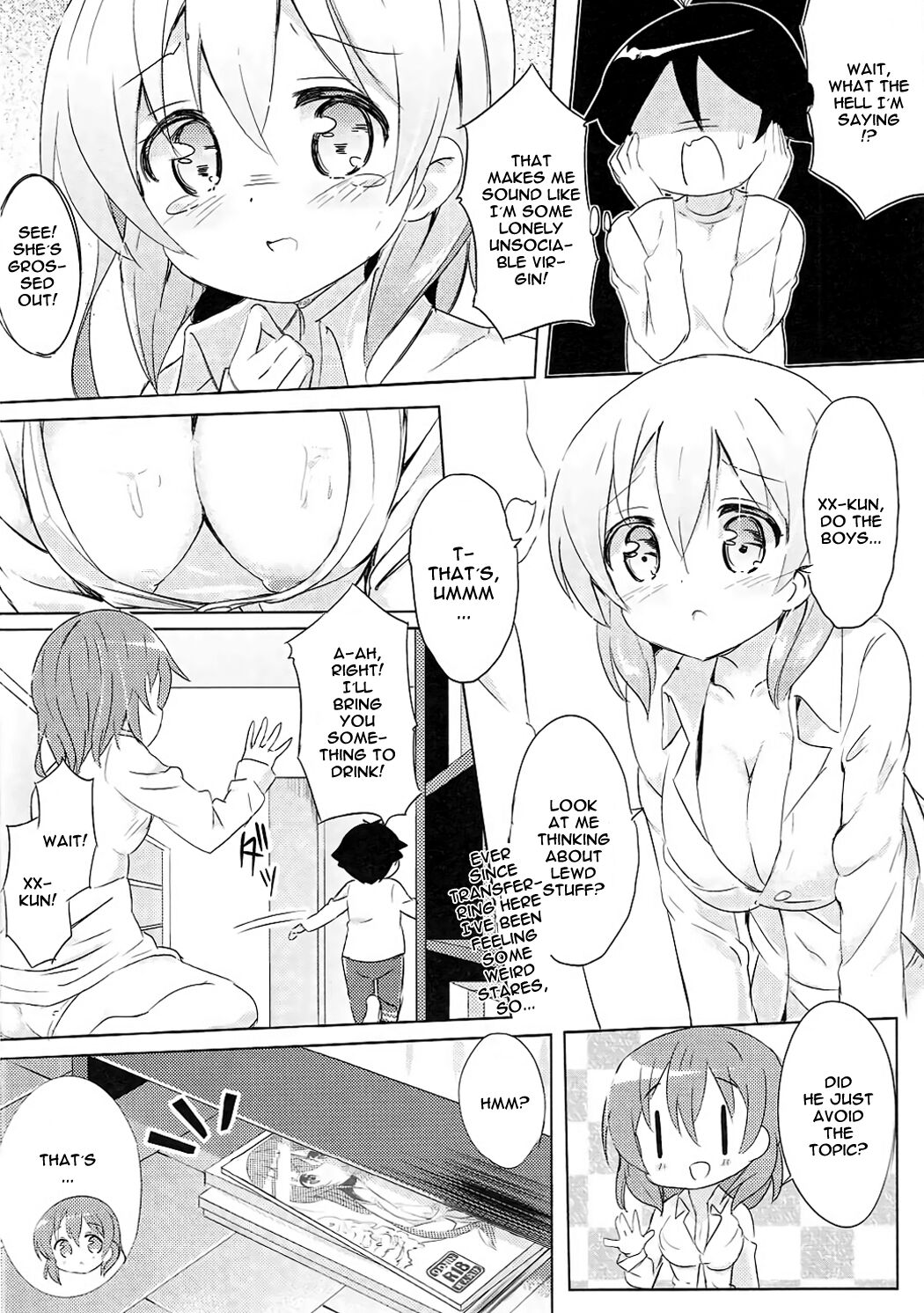 (C91) [0000 (あきと。)] ココアお姉ちゃんとお隣の席♪ (ご注文はうさぎですか?) [英訳]