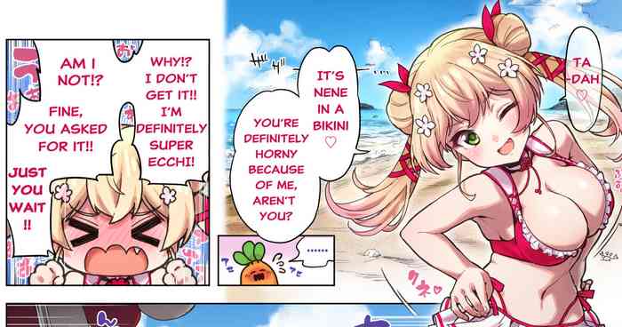 [ひよこ]水着nncと♡♡♡ (ホロライブ) (桃鈴ねね) [英語]