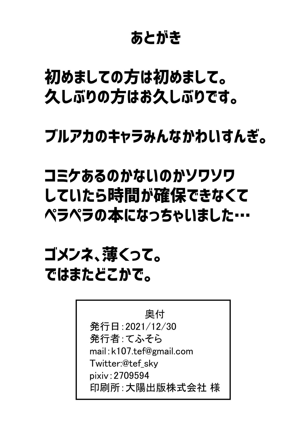 [テフテリア (てふそら)] 非公開アーカイブ (ブルーアーカイブ) [DL版]