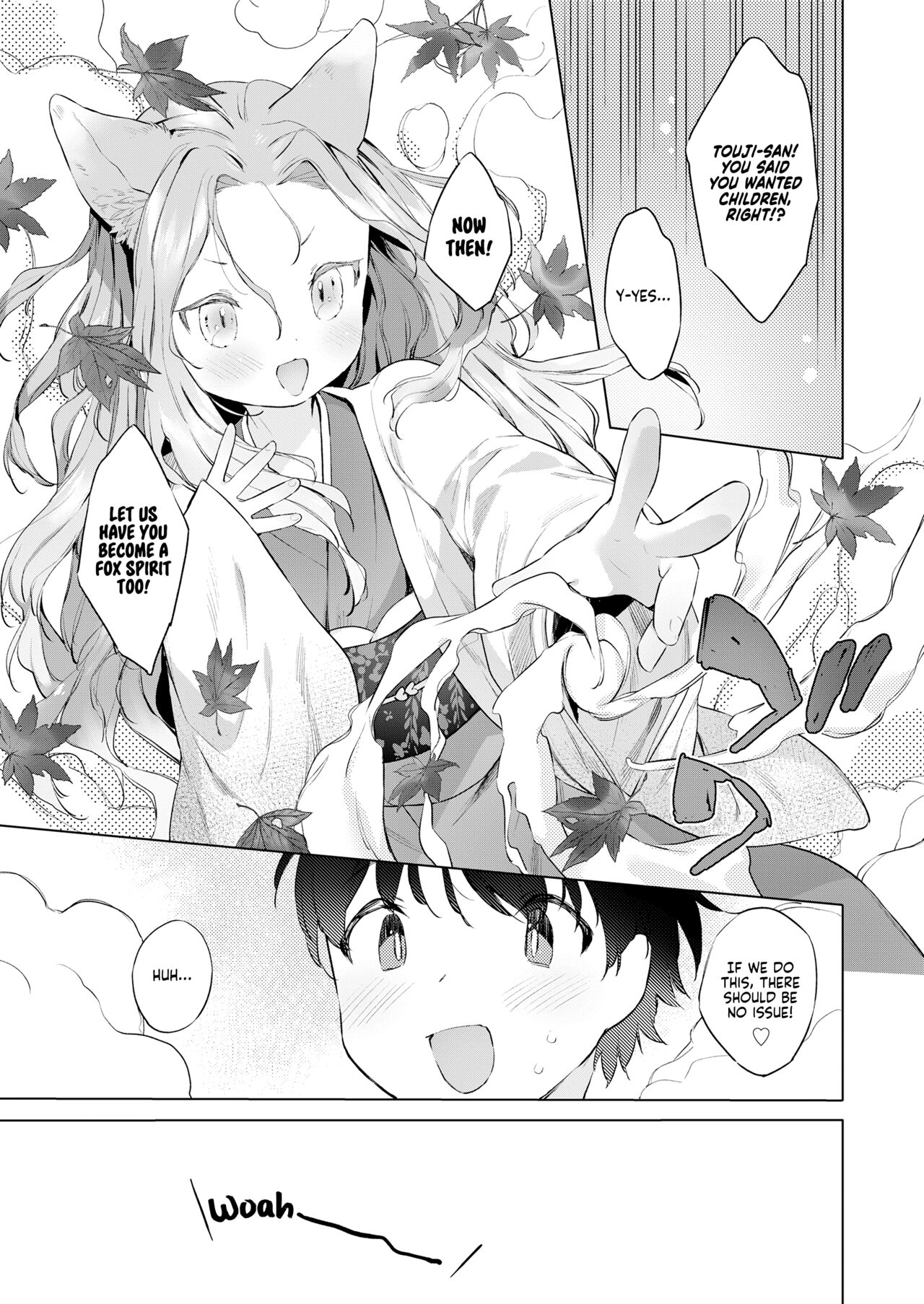 [武藤まと] 齢200ちゃいお狐ちゃんとおしどり夫婦生活。第4話 (永遠娘 朧絵巻 拾) [英訳]