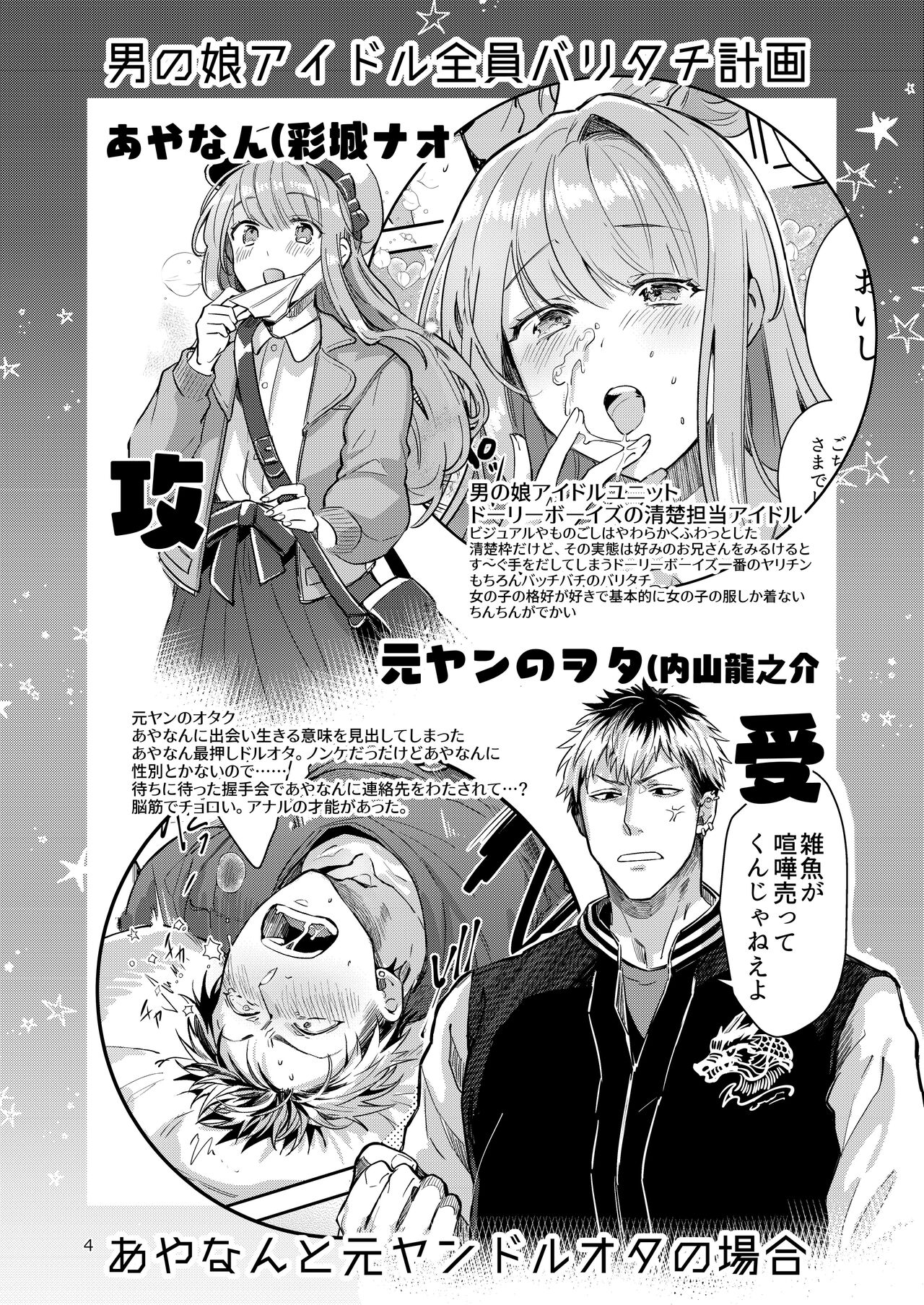 [軽率 (輪子湖わこ)] 男の娘アイドル全員バリタチ計画vol2 - あやなんと元ヤンドルオタの場合 - [DL版]
