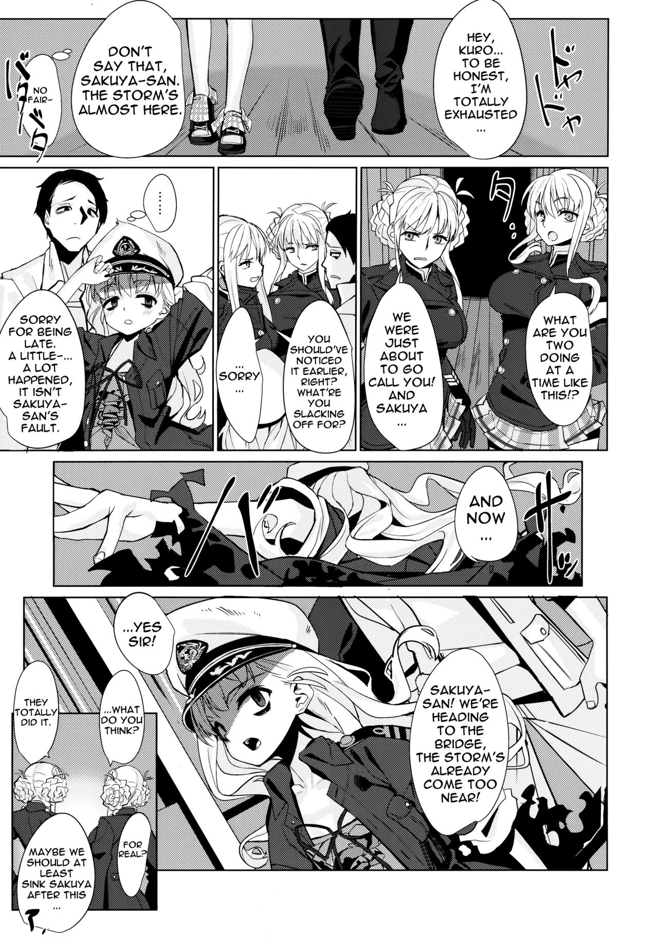 (C97) [みやぜん] 駄目と愚図と嵐と (信天翁航海録) [英訳]