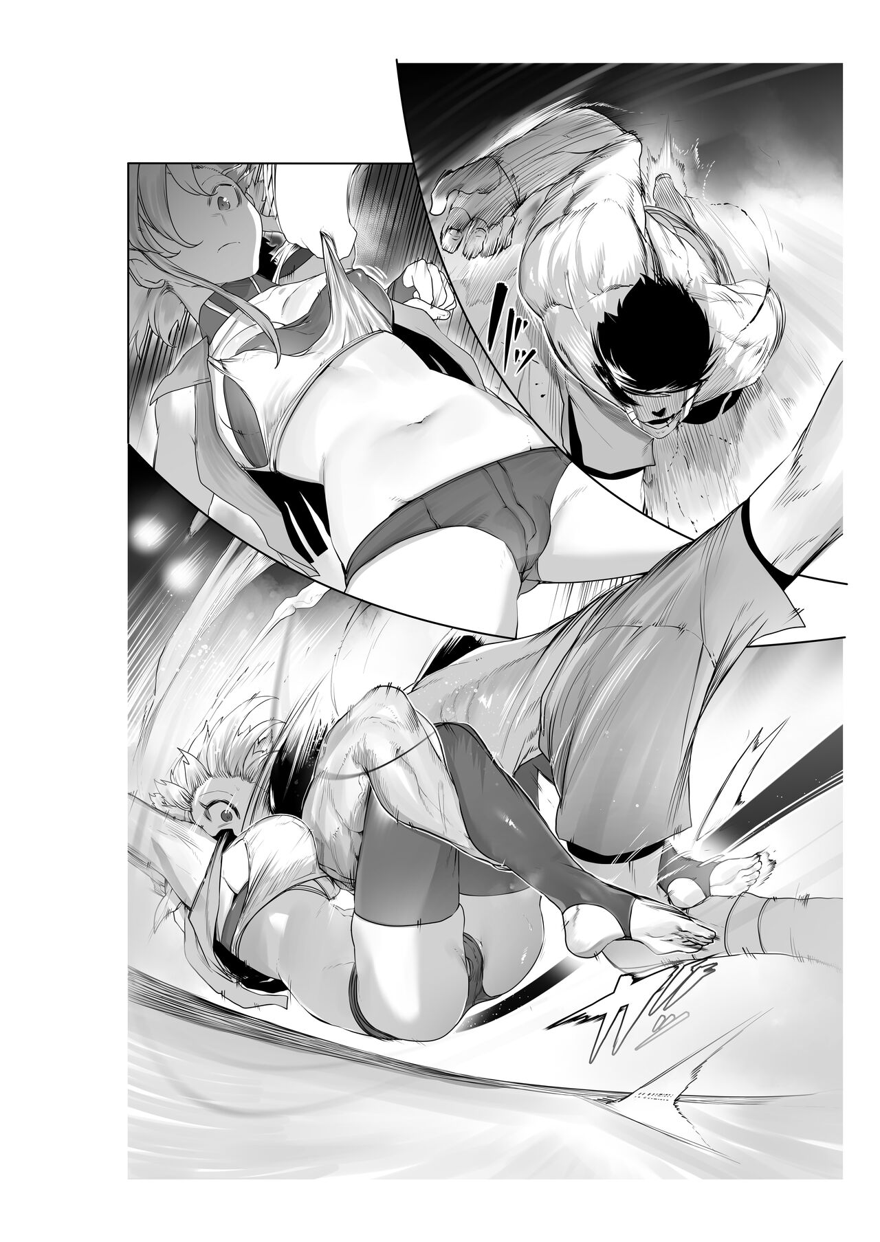[EroRhythm (にわリズム)] 格闘レイプ ―最強少女・跳花が犯された日― [中国翻訳]