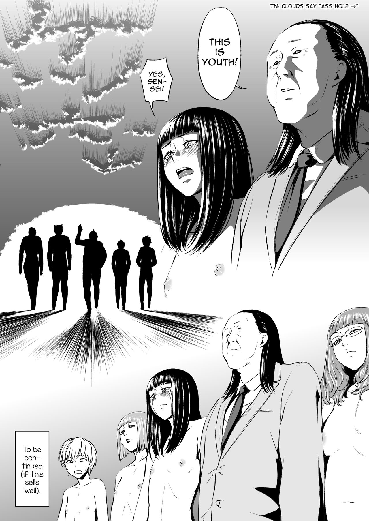 [全裸QQ] エロ系専門学校男娘科的なのの1話 [英訳]