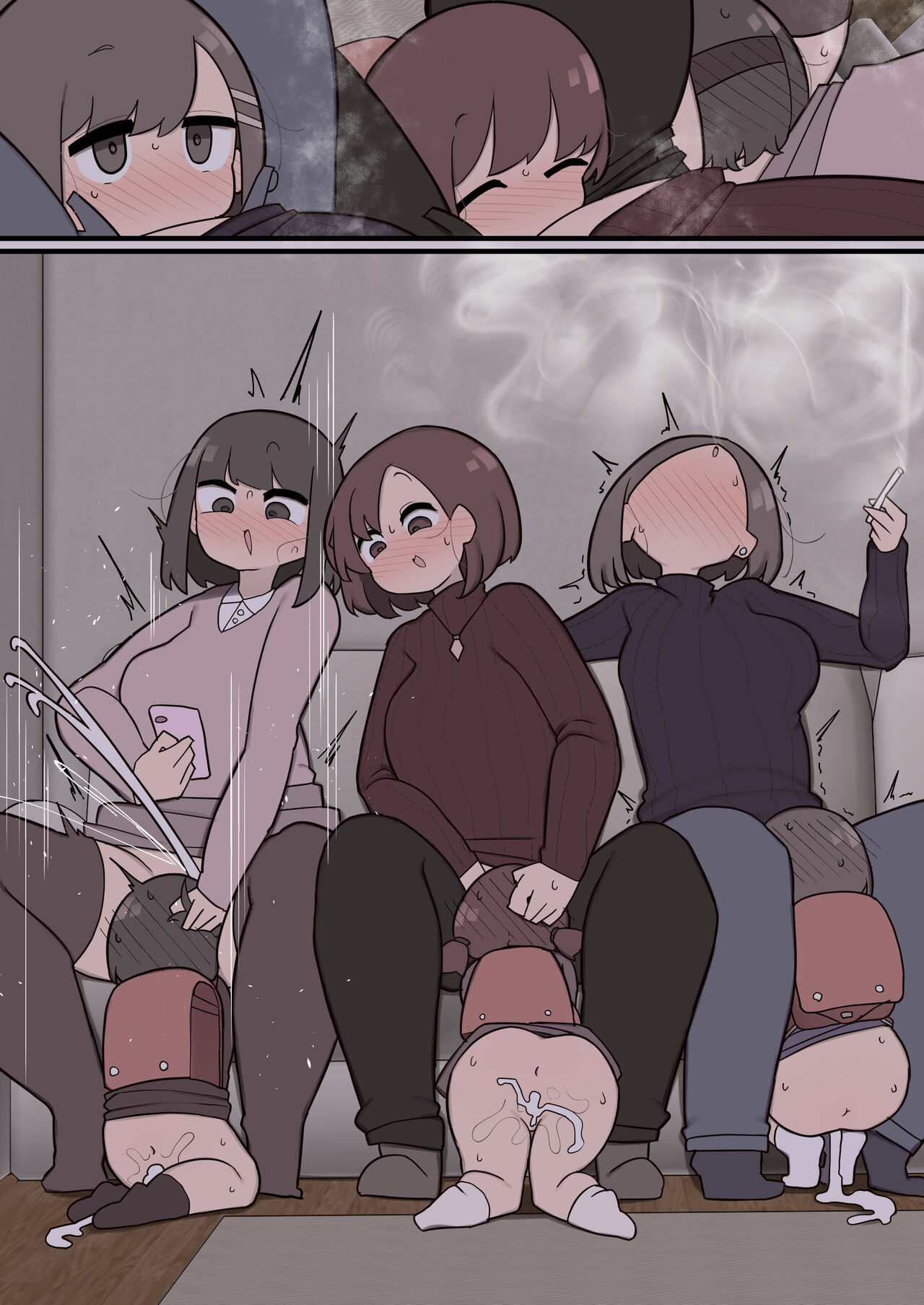 [ももも] 娘と娘の友達とえっちしちゃいました２