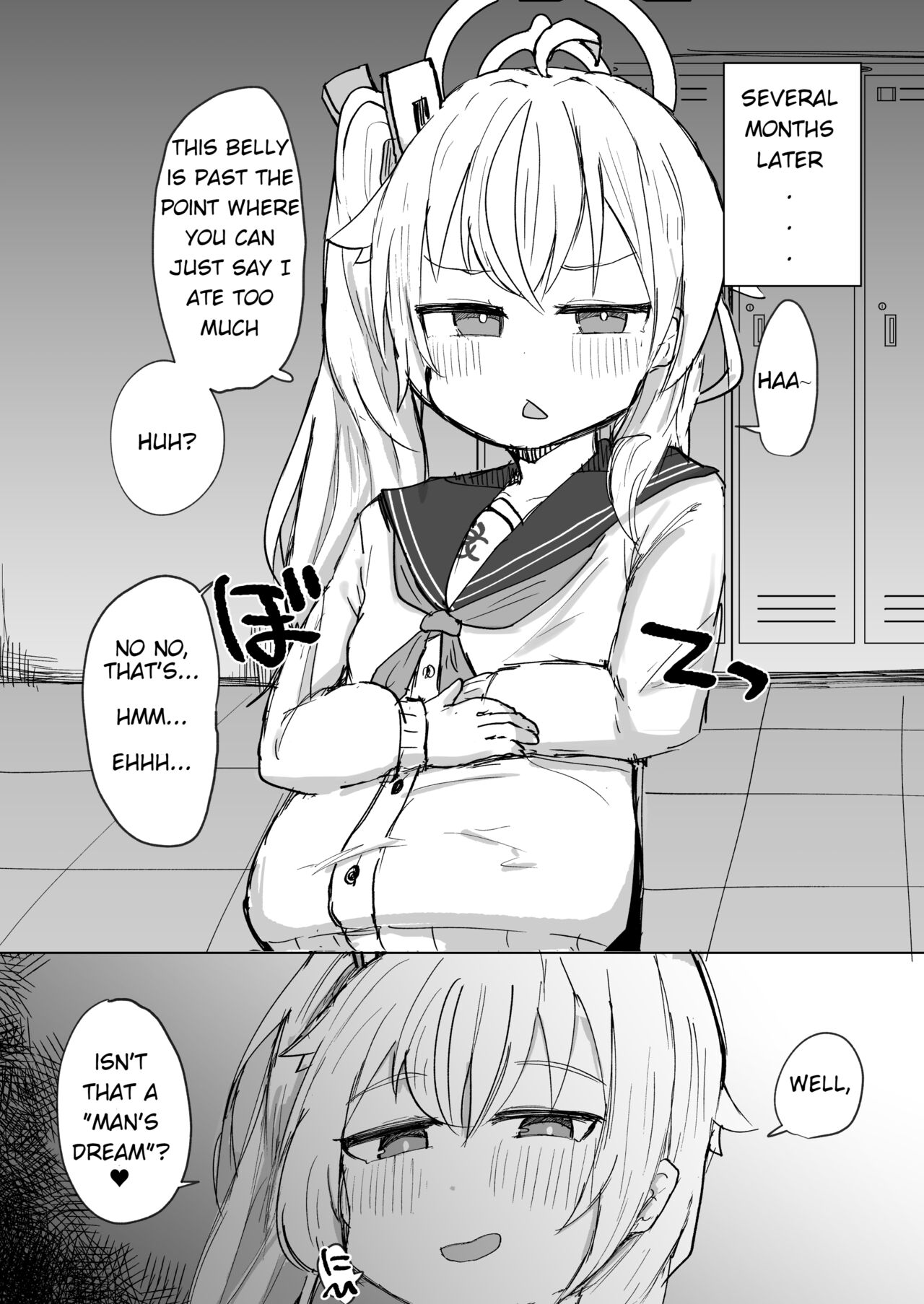 [ロリっ子大好きクラブ] 好感度MAXのナツにロマンとかそういう感じの事言ってエッチする話 (ブルーアーカイブ) [英訳] [DL版]