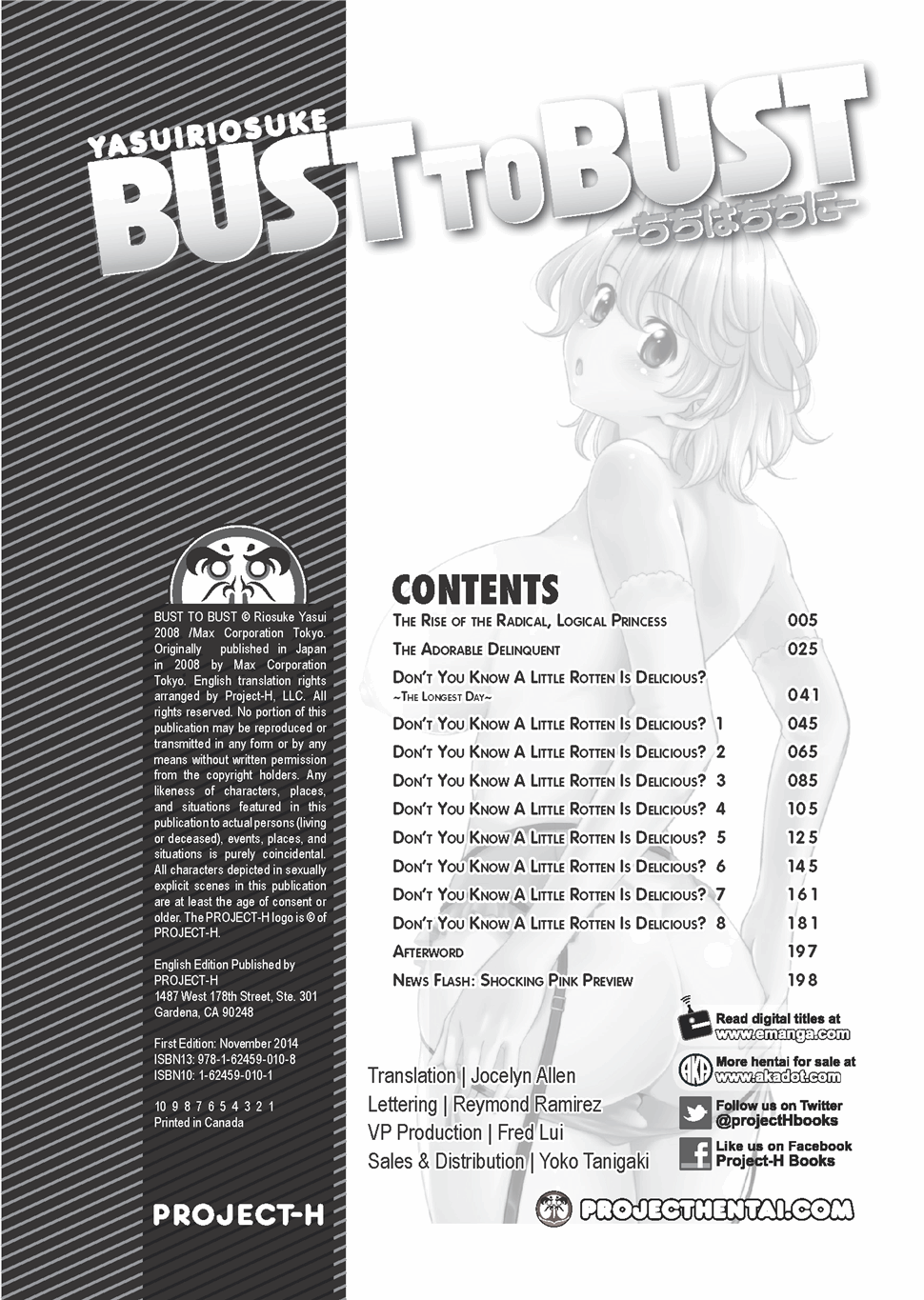 [ヤスイリオスケ] BUST TO BUST －ちちはちちに－ [英訳] [無修正] [DL版]