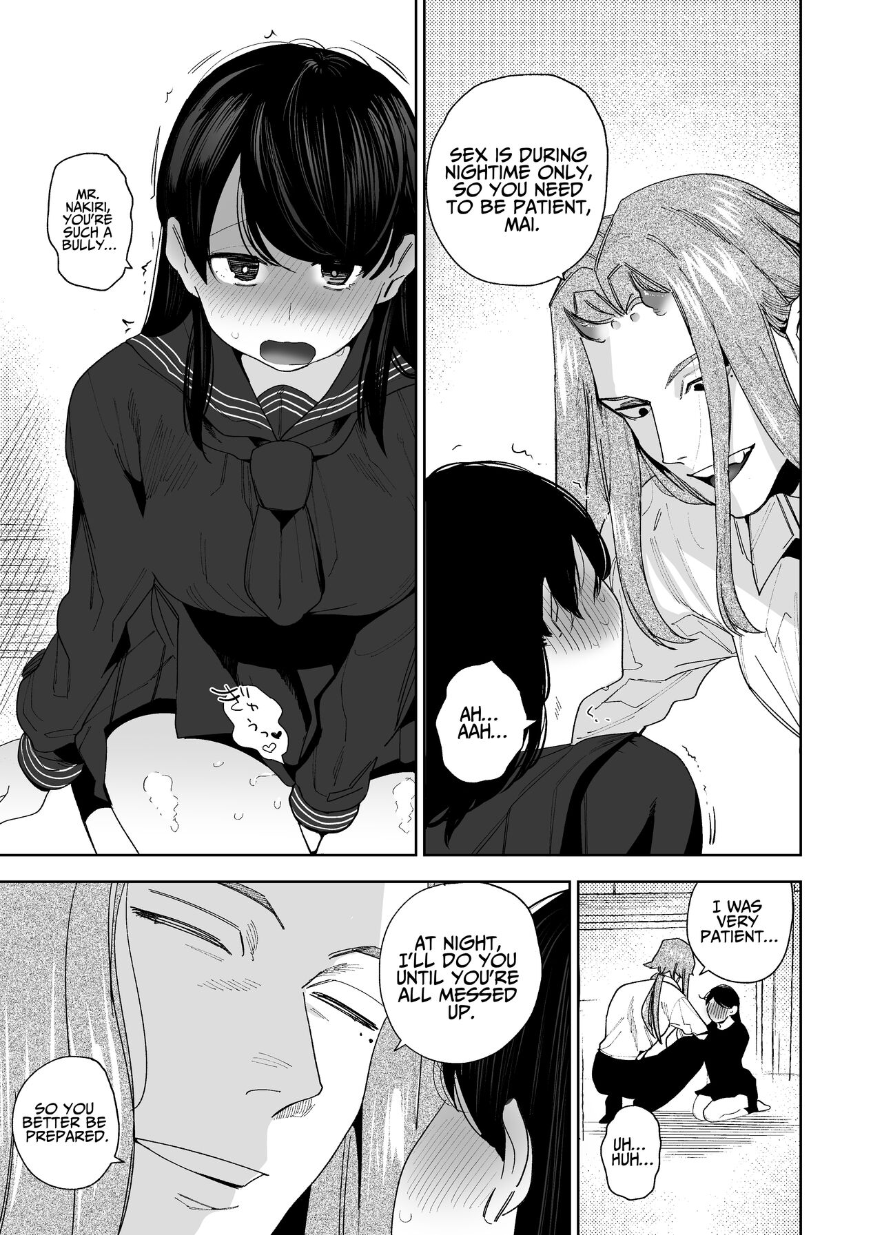 [さきっちょだけ! (堀田阿伴)] 鬼神村～神の末裔×贄の少女～ [英語]