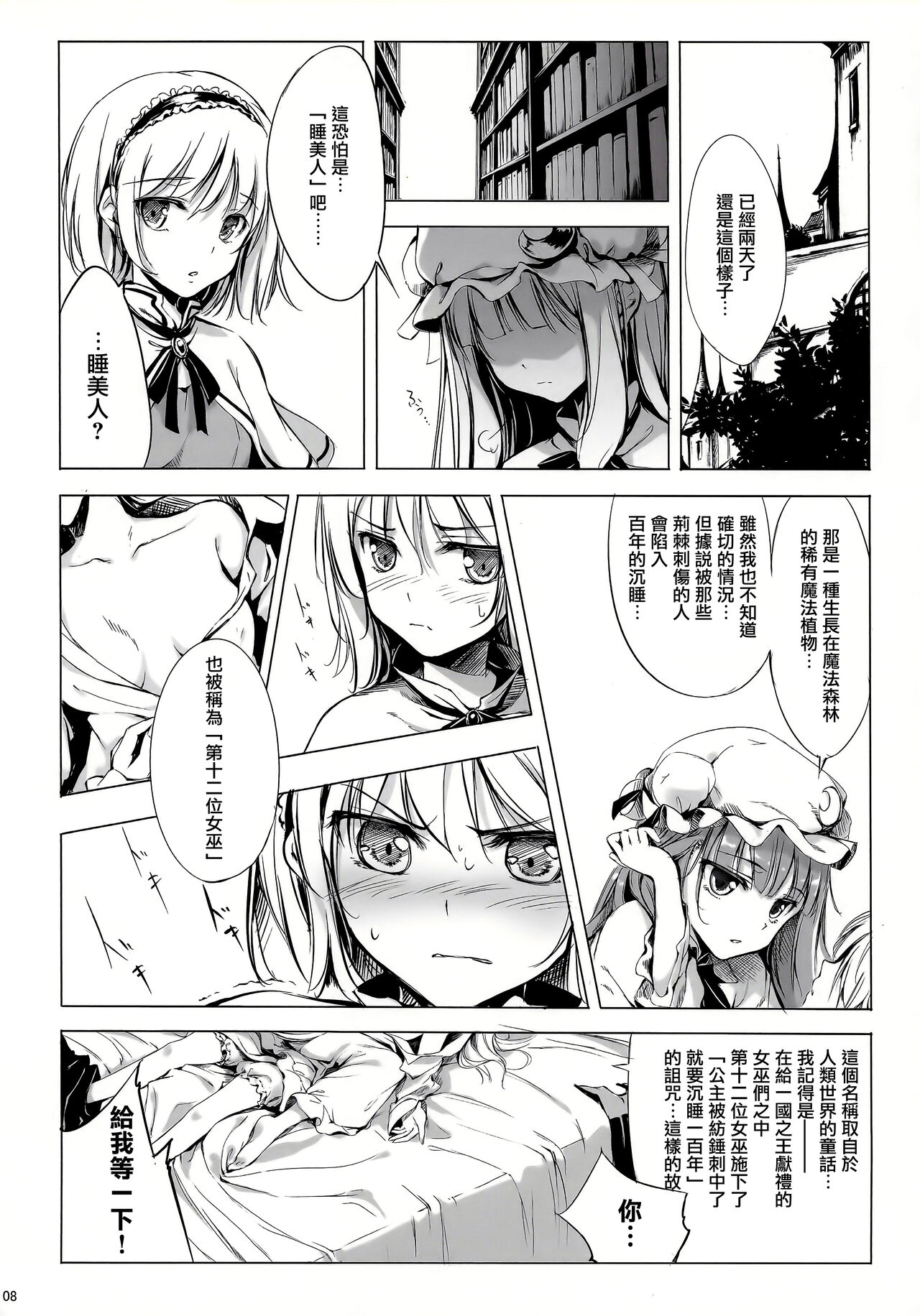 (C81) [劇毒少女 (ke-ta、日向、冬馬雪崩)] SLEEPING MAGE ‐魔法の森の眠り姫‐ 劇毒少女 Publication Number VII (東方Project)[中国翻訳]